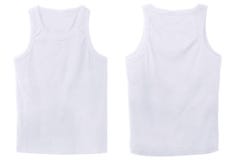 Download Blank white tank top stock image. Image of advertisement ...