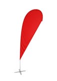 Blank teardrop banner flag Stock Images Blank teardrop banner flag Stock Images
