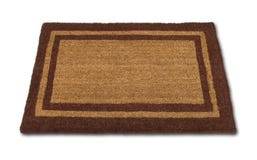 Blank Welcome Mat Isolated