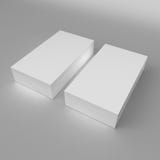 Blank white 3d visiting card template 3d render illustration for mock up and design presentation. royalty free illustration Blank white 3d visiting card template 3d render illustration for mock up and design presentation. royalty free illustration