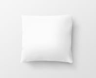 Blank white pillow case design mockup, , clipping path, 3d illustration