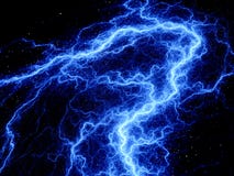 Blauer glühender Beleuchtung Fractal stock abbildung Blauer glühender Beleuchtung Fractal stock abbildung