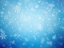 Blauer Weihnachtshintergrund mit Schneeflocken lizenzfreie abbildung Blauer Weihnachtshintergrund mit Schneeflocken lizenzfreie abbildung