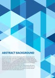 Blauwe brochurezaken vector illustratie Blauwe brochurezaken vector illustratie
