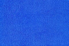 Blauwe handdoektextuur Close-up van een handdoekbadstof royalty-vrije stock fotografie Blauwe handdoektextuur Close-up van een handdoekbadstof royalty-vrije stock fotografie