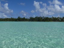 Blauwe lagune in Bora Bora royalty-vrije stock foto Blauwe lagune in Bora Bora royalty-vrije stock foto