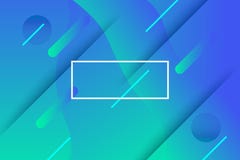 Bleu géométrique abstrait et fond liquide de vague de gradient vert avec la chute de météore et cadre au centre pour le texte illustration de vecteur Bleu géométrique abstrait et fond liquide de vague de gradient vert avec la chute de météore et cadre au centre pour le texte illustration de vecteur
