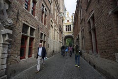 Blinde Ezelstraat (âne aveugle) image libre de droits Blinde Ezelstraat (âne aveugle) image libre de droits