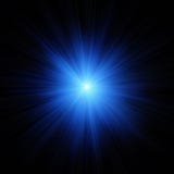 Blinken des blauen Sternes vektor abbildung Blinken des blauen Sternes vektor abbildung