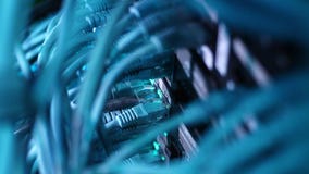 Blinking technology LAN stock video Blinking technology LAN stock video