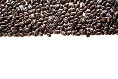 Blocchetto dei chicchi di caffè fotografia stock libera da diritti Blocchetto dei chicchi di caffè fotografia stock libera da diritti