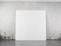 Blocco per grafici in bianco bianco contro la parete royalty illustrazione gratis Blocco per grafici in bianco bianco contro la parete royalty illustrazione gratis