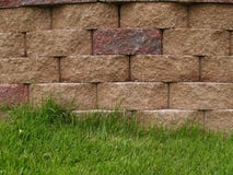 Block Retaining Wall Stock Photo Block Retaining Wall Stock Photo