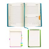 Bloco de notas e cadernos dos desenhos animados do vetor ajustados ilustração stock Bloco de notas e cadernos dos desenhos animados do vetor ajustados ilustração stock
