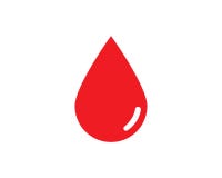 Blodlogovektor royaltyfri illustrationer Blodlogovektor royaltyfri illustrationer