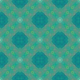 Bloemen geometrisch patroon, eigentijdse stijl stock illustratie Bloemen geometrisch patroon, eigentijdse stijl stock illustratie