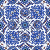 Bloemen patronen op de tegels van de Ottomane, Istanboel, Turkije royalty-vrije stock afbeeldingen Bloemen patronen op de tegels van de Ottomane, Istanboel, Turkije royalty-vrije stock afbeeldingen