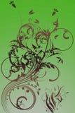 blommar lutning stock illustrationer blommar lutning stock illustrationer