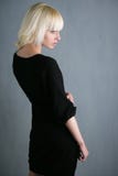 Blonde beautiful profile girl stock photos Blonde beautiful profile girl stock photos