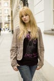Blonde, Pretty Teenager Royalty Free Stock Photos Blonde, Pretty Teenager Royalty Free Stock Photos