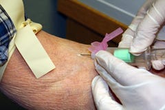 Blood draw from elderly man royalty free stock photos Blood draw from elderly man royalty free stock photos
