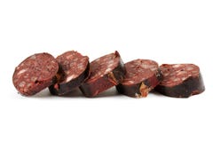 Blood Sausage Cut Into Slices Stock Image