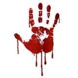Bloody Hand Print Stock Photo Bloody Hand Print Stock Photo