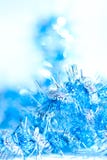 Blue Abstract Christmas Decoration Background Royalty Free Stock Photo