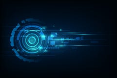 Blue abstract hi speed internet technology background illustration. eye scan virus computer. motion move. stock illustration Blue abstract hi speed internet technology background illustration. eye scan virus computer. motion move. stock illustration