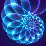 Blue abstract vector fractal cosmic spiral royalty free illustration Blue abstract vector fractal cosmic spiral royalty free illustration