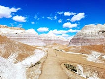 Blue Badlands Arizona stock images Blue Badlands Arizona stock images