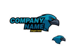 Blue Bird Sport logo, vector illustration royalty free illustration Blue Bird Sport logo, vector illustration royalty free illustration