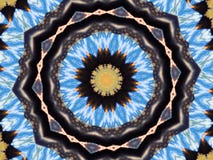 Blue and Black Mandala Kaleidoscope stock photo Blue and Black Mandala Kaleidoscope stock photo