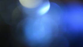 Blue, blurred, bokeh lights background-1080p loop