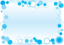 Free Blue Bubble Frame Royalty Free Stock Photos - 1942688