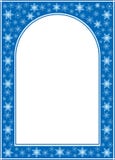 Blue christmas vector frame with white center vector illustration Blue christmas vector frame with white center vector illustration