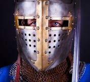 Blue Eyes Of Knight Stock Image Blue Eyes Of Knight Stock Image