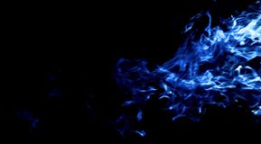 Blue Fire Stock Image