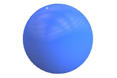 Blue Fitball, 3D rendering stock illustration Blue Fitball, 3D rendering stock illustration