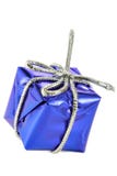 Blue Gift Box Royalty Free Stock Image