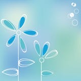Blue Greeting Card Royalty Free Stock Image Blue Greeting Card Royalty Free Stock Image