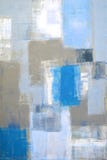 Blue and Grey Abstract Art Painting royalty free stock images Blue and Grey Abstract Art Painting royalty free stock images