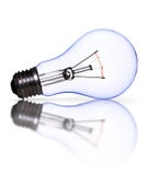 Blue Lamp Bulb Royalty Free Stock Photography