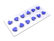 Blue Love Pills stock illustration Blue Love Pills stock illustration
