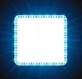 Blue luxurious retro banner royalty free illustration Blue luxurious retro banner royalty free illustration