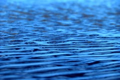 Blue Metallic Waters Royalty Free Stock Images