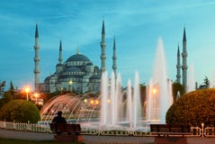 Free Blue Mosque Royalty Free Stock Photography - 3748867