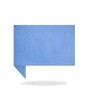 Blue Origami Talk Tag Recycled Paper Craft Stick O Royalty Free Stock Photos Blue Origami Talk Tag Recycled Paper Craft Stick O Royalty Free Stock Photos