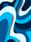 blue paper cut background stock illustration blue paper cut background stock illustration