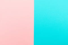 Blue and pink pastel color paper flat lay background stock photo Blue and pink pastel color paper flat lay background stock photo